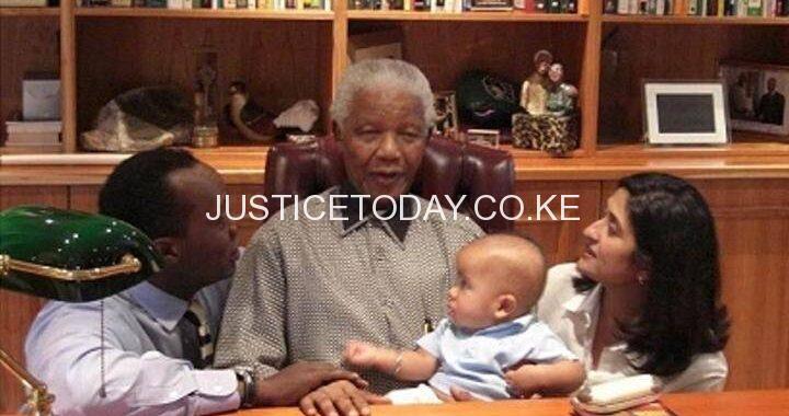 THE DAY JEFF KOINANGE’S SON MBIYU INTERACTED WITH NELSON MANDELA