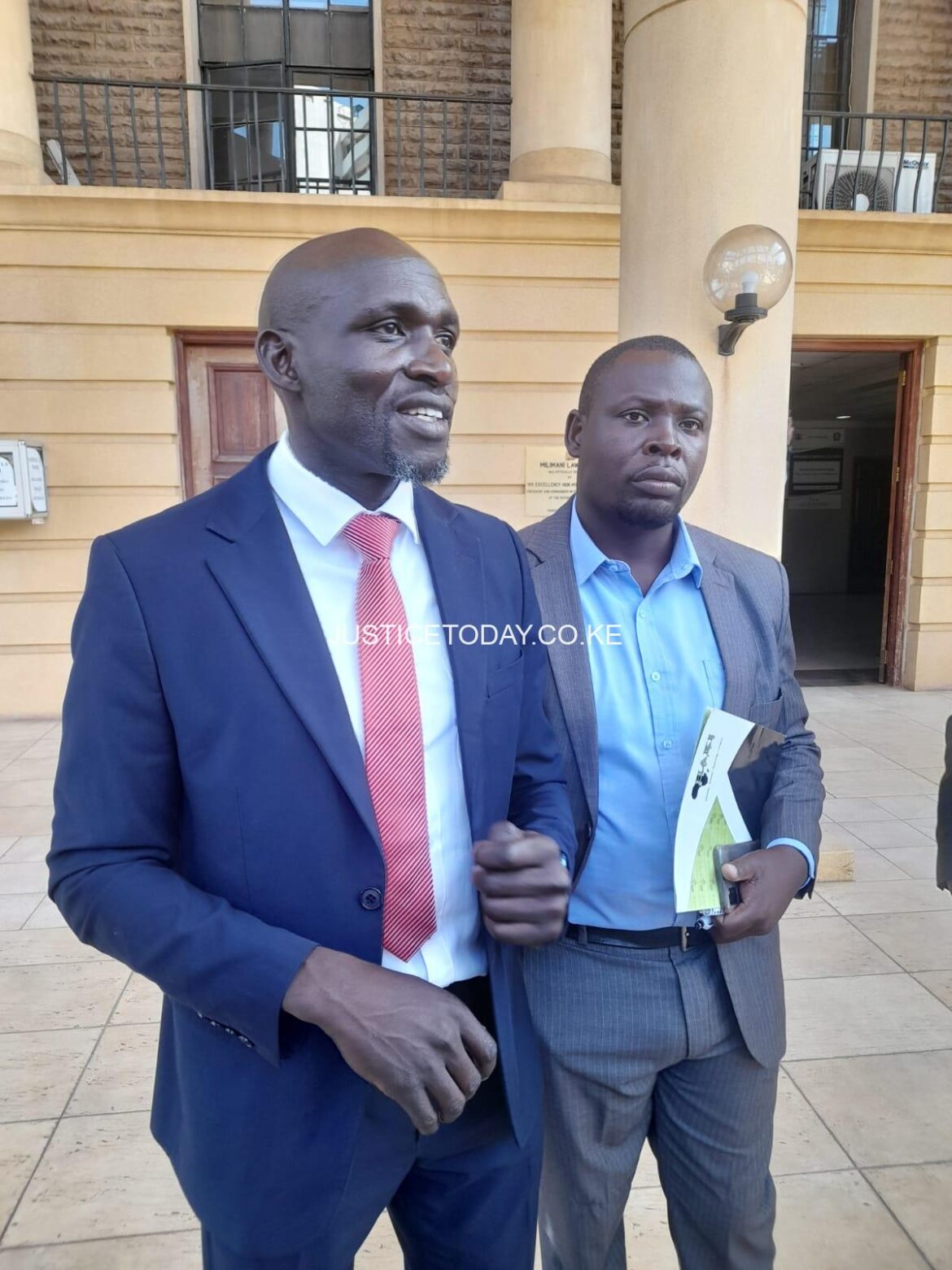 Proffessor Fred Ogolla the president of Linda Ugatuzi Civil Society